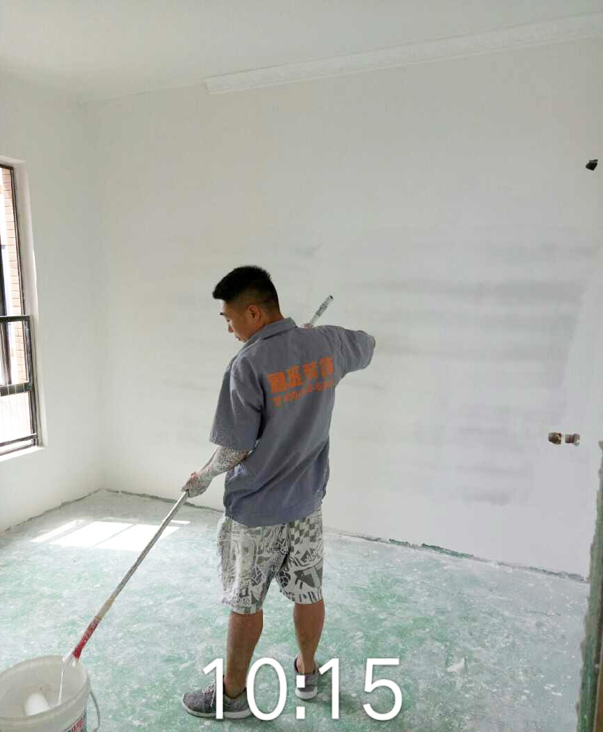 佛山保利拉菲在建工地之油漆阶段